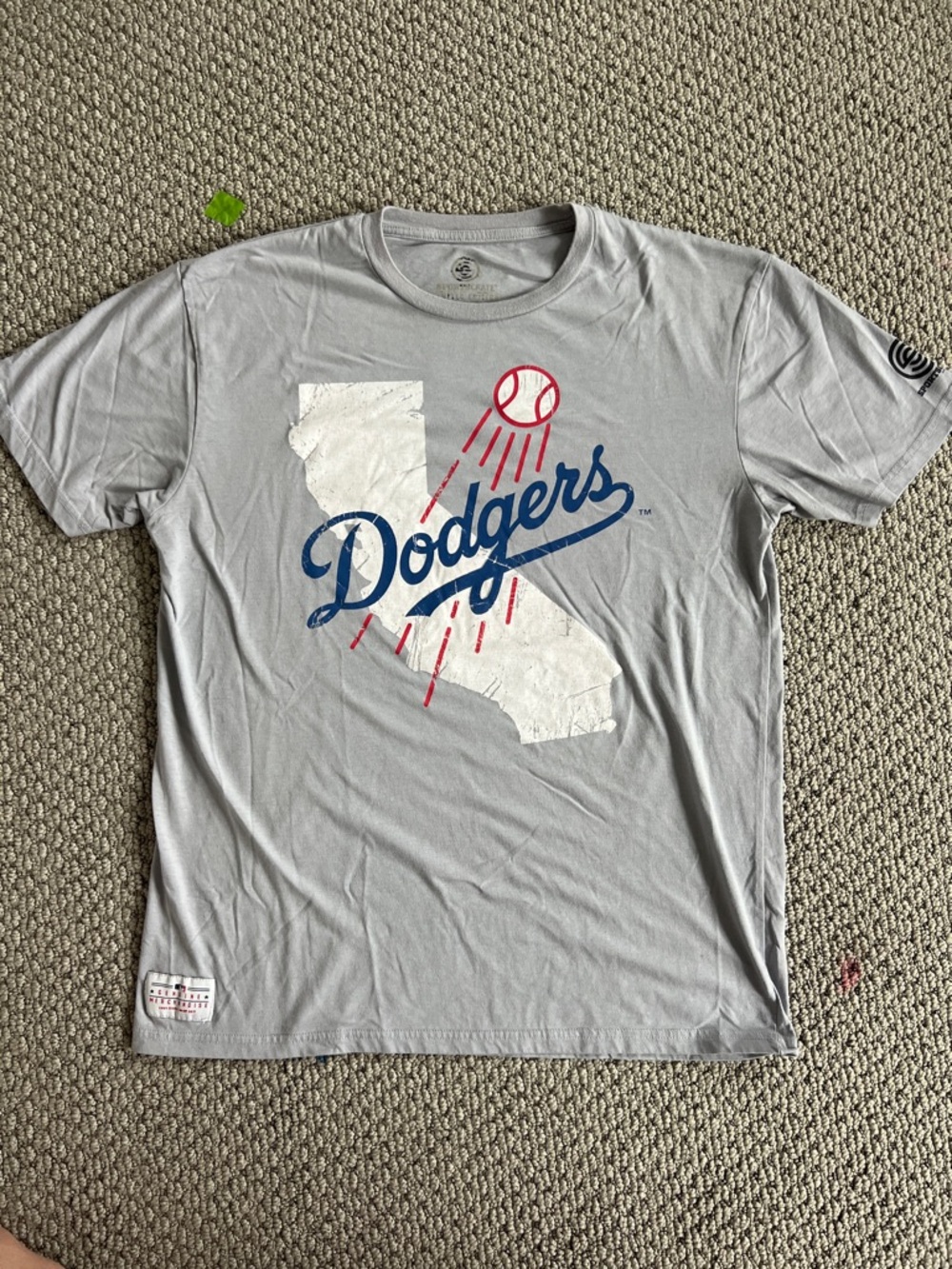 Limited Edition LA Dodgers Grey Short Sleeve T-Shirt - baseball large